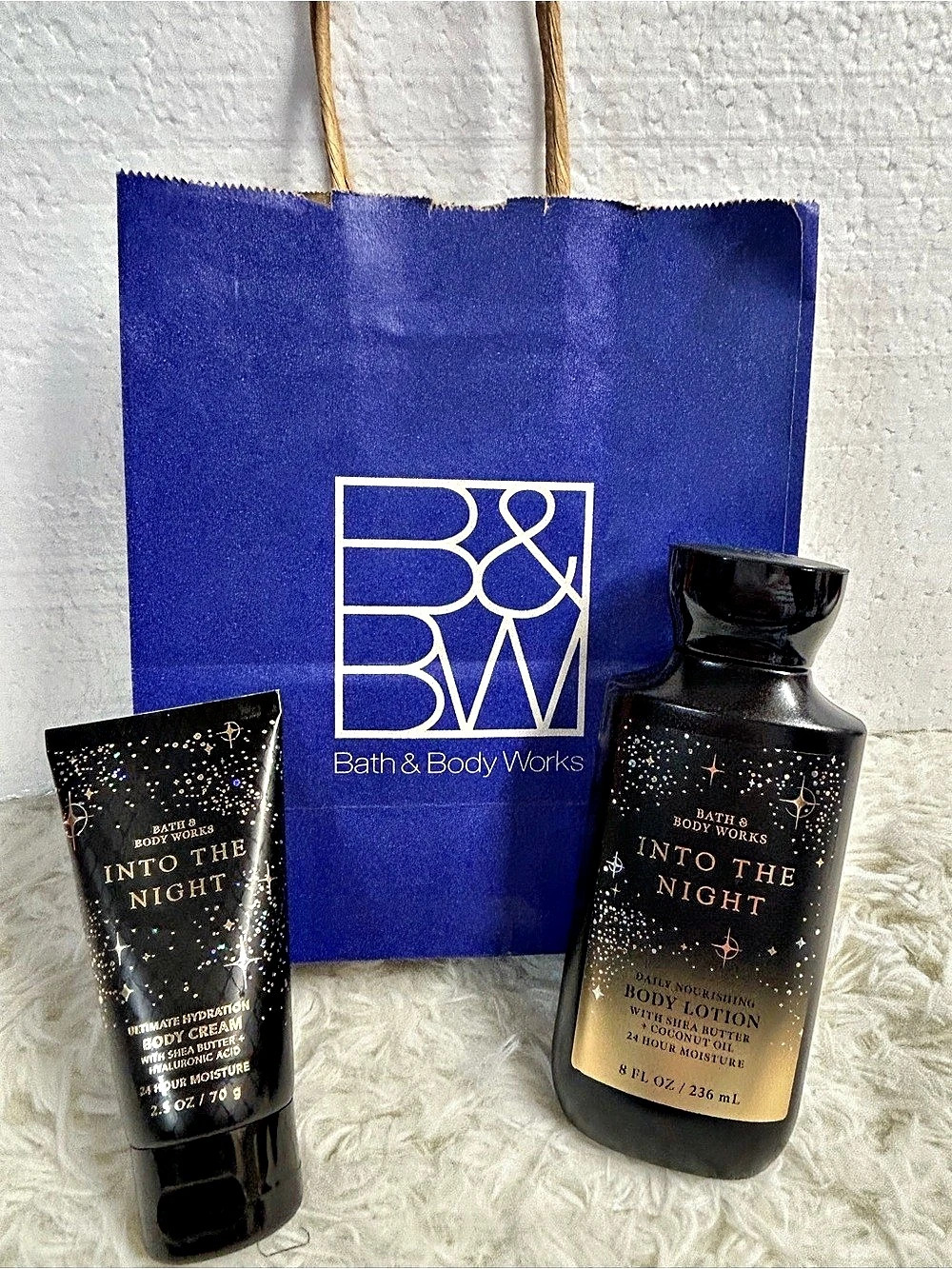 Bath & Body Works Into The Night Body Lotion and Cream Set Body Lotion & Cream